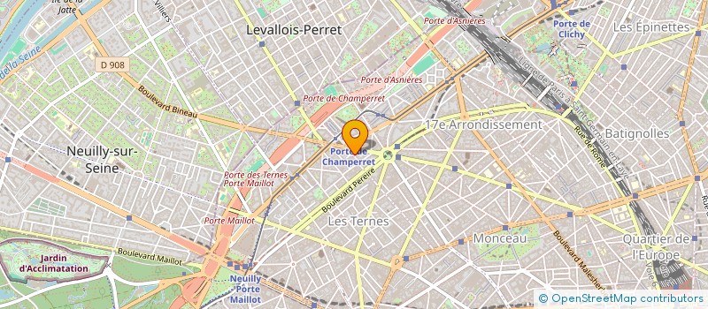 localisation de l'entreprise SERVE 17 à MONTREUIL