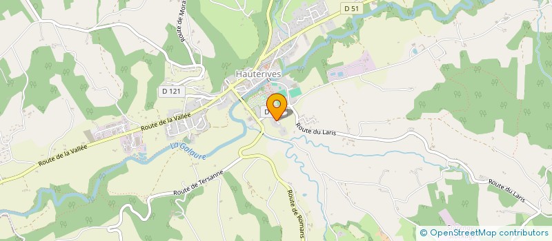 localisation de l'entreprise SERVE  HAUTERIVES