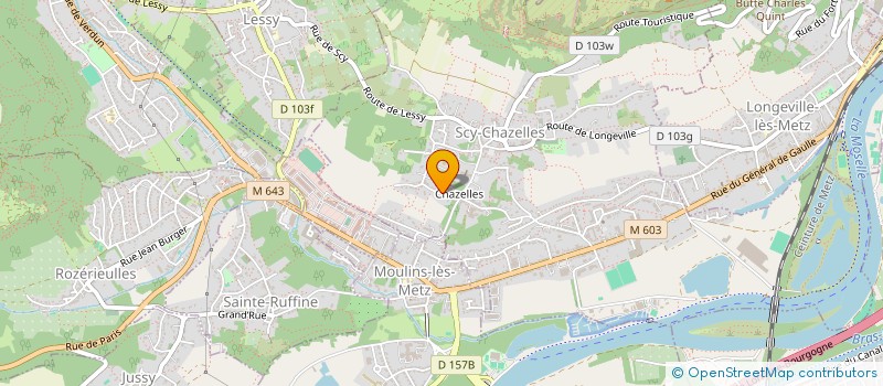 localisation de l'entreprise SERVE EST  SCY-CHAZELLES