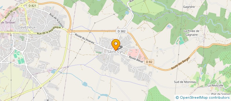 localisation de l'entreprise SERVE PAYA ROSET à SAINT-CYR