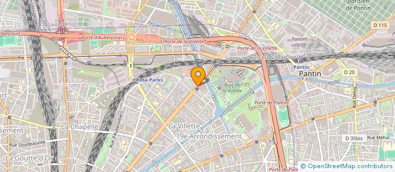 localisation de l'entreprise SERVEDIS  PARIS