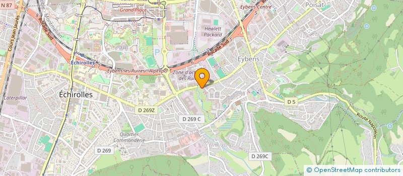 localisation de l'entreprise SERVEIS EUROCOLOR D'OBRES SL  EYBENS