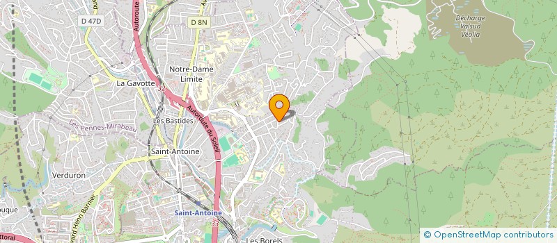 localisation de l'entreprise SERVELEC à MARSEILLE