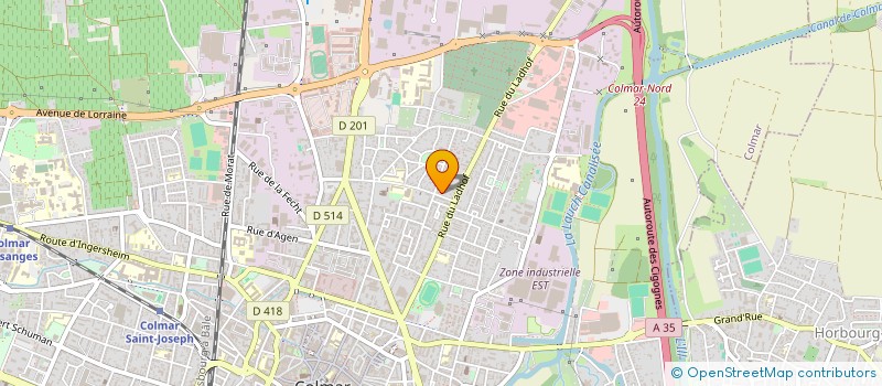 localisation de l'entreprise SERVELEC  AMMERSCHWIHR