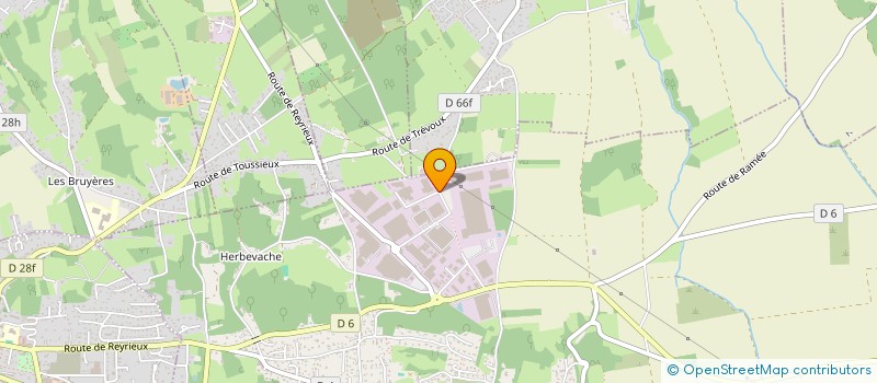 localisation de l'entreprise SERVELEC à REYRIEUX