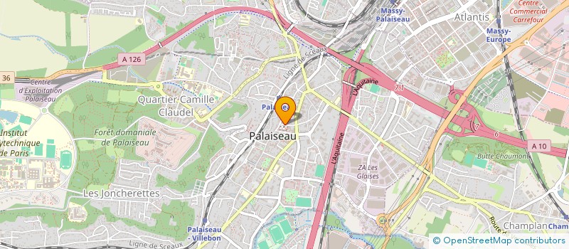 localisation de l'entreprise SERVEM à PALAISEAU