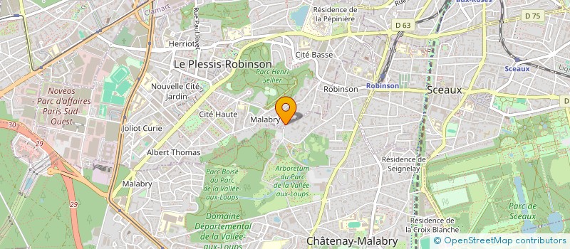 localisation de l'entreprise SERVENPAR  LE PLESSIS-ROBINSON