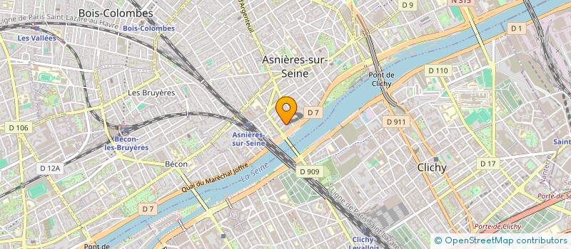 localisation de l'entreprise SERVENTIL à ASNIERES-SUR-SEINE