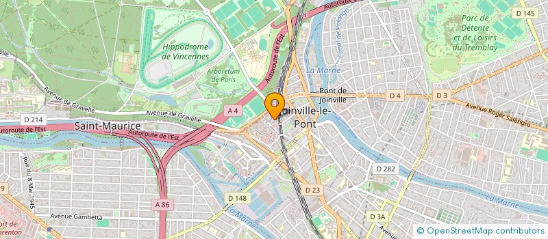 localisation de l'entreprise SERVERETTE 48  JOINVILLE-LE-PONT
