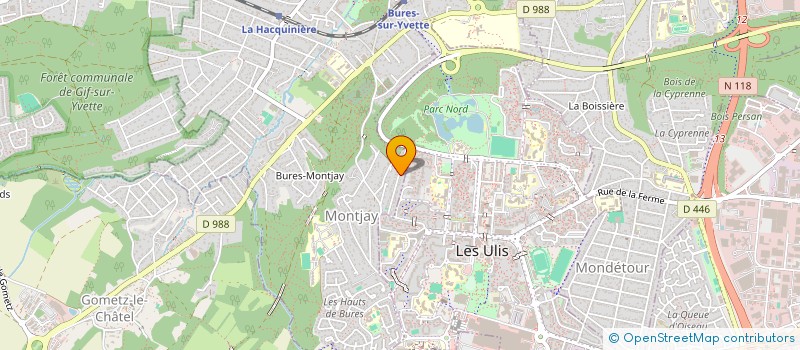 localisation de l'entreprise SERVEROX à BURES-SUR-YVETTE