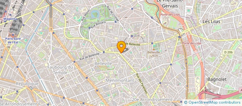 localisation de l'entreprise SERVET  PARIS