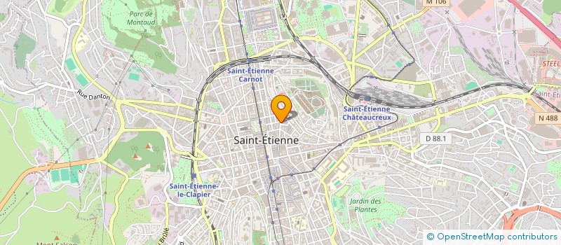 localisation de l'entreprise SERVET  SAINT-ETIENNE