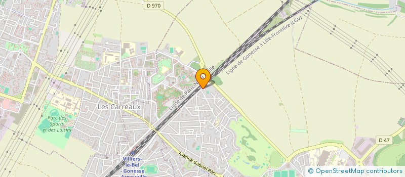 localisation de l'entreprise SERVET HOLDING  GONESSE