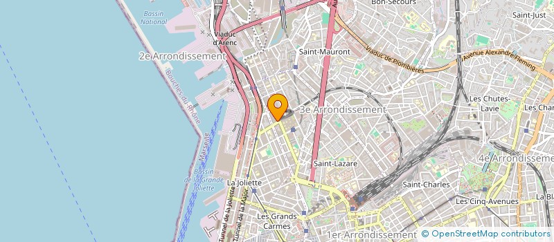 localisation de l'entreprise SERVI'13 à MARSEILLE