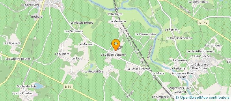 localisation de l'entreprise SERVI&ART à MONNIERES
