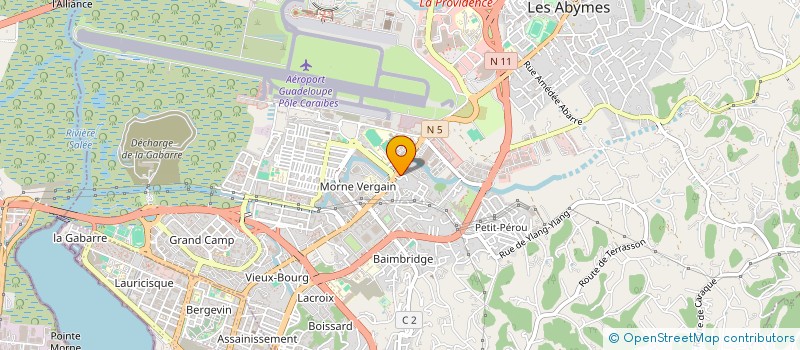 localisation de l'entreprise SERVI BANK à LES ABYMES