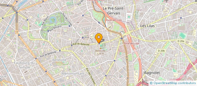 localisation de l'entreprise SERVI BAT DECO  PARIS