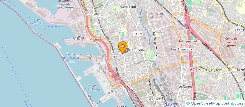 localisation de l'entreprise SERVI CACH à MARSEILLE