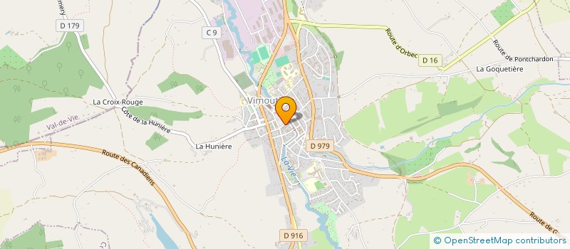 localisation de l'entreprise SERVI CASABIANCA  VIMOUTIERS