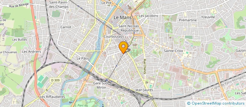 localisation de l'entreprise SERVI'CIME  LE MANS