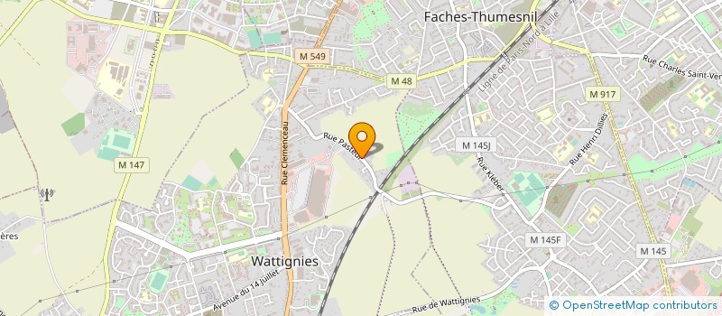 localisation de l'entreprise SERVI'COLLE à WATTIGNIES