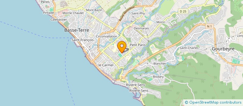 localisation de l'entreprise SERVI EDUCA SOINS SPECI A DOMIC EMERAUDE à BASSE-TERRE
