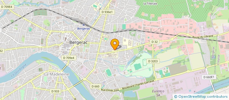 localisation de l'entreprise SERVI ETANCHE à BERGERAC