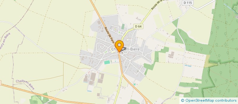 localisation de l'entreprise SERVI-GAZ à CHAILLY-EN-BIERE