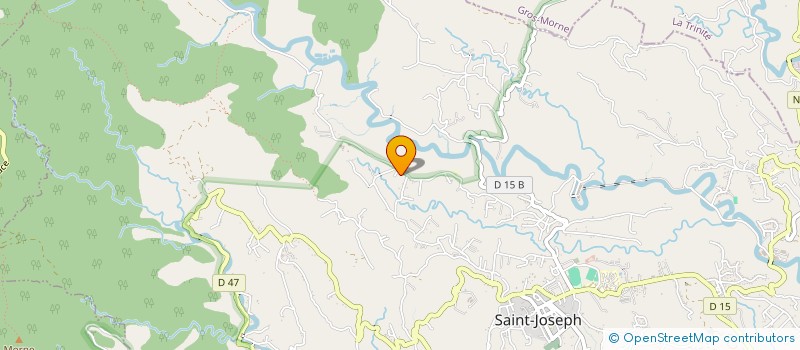 localisation de l'entreprise SERVI GEST COMPT BUREAUTIQUE INFORMAT  SAINT-JOSEPH