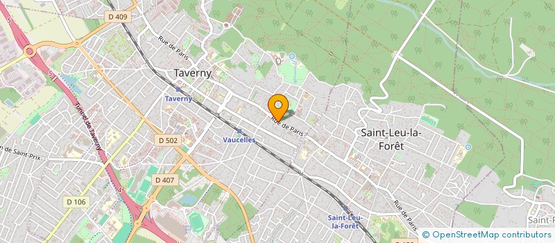 localisation de l'entreprise SERVI GESTION  TAVERNY