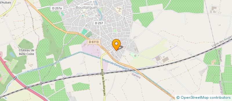 localisation de l'entreprise SERVI INSTALLAT GENERALES MIROITERIE ALU à BOUILLARGUES