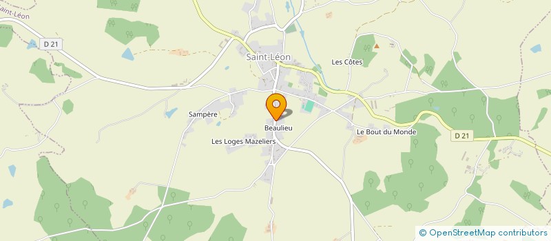 localisation de l'entreprise SERVI-LAINE à SAINT-LEON