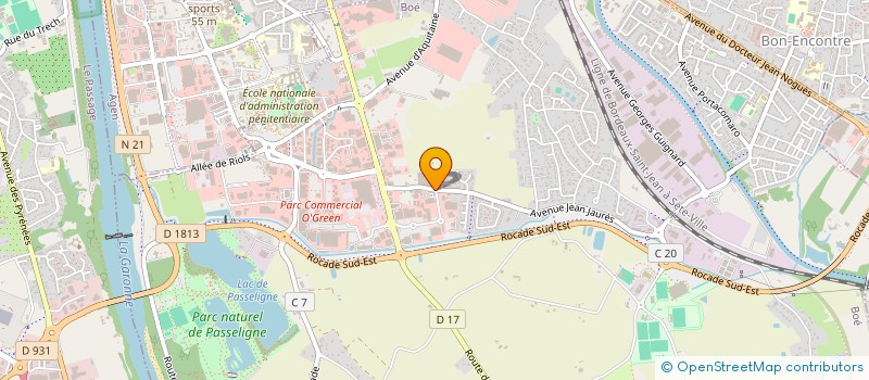 localisation de l'entreprise SERVI LOC SARL  BOE