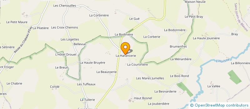 localisation de l'entreprise SERVI PLUS à SAINT-JOUIN-DE-BLAVOU
