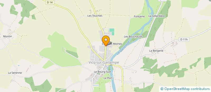 localisation de l'entreprise SERVI POITOU à LA PUYE