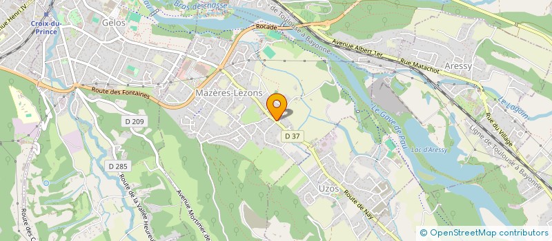 localisation de l'entreprise SERVI S à MAZERES-LEZONS