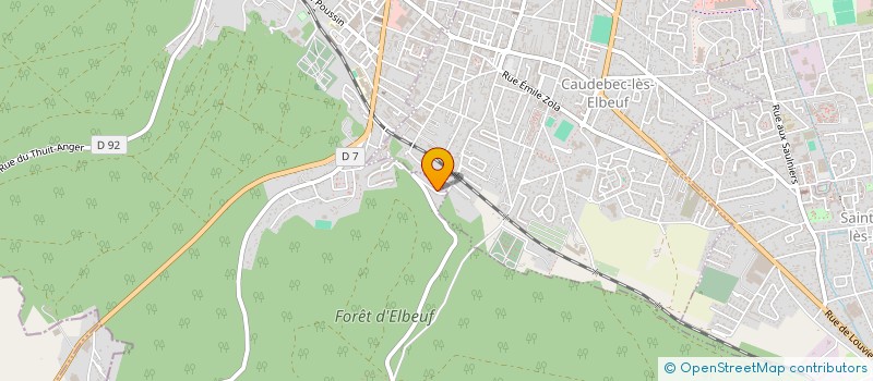 localisation de l'entreprise SERVI - TEL SOCIETE D'ENTRETIEN, DE REPARATION, DE VENTE ET D'INSTALLATION TELEPHONIQUE à ELBEUF