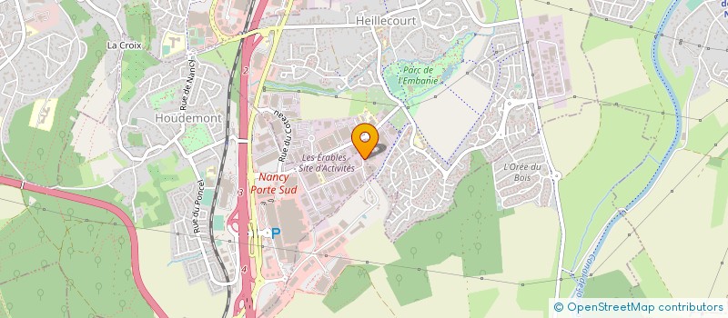 localisation de l'entreprise SERVIACOM  HEILLECOURT