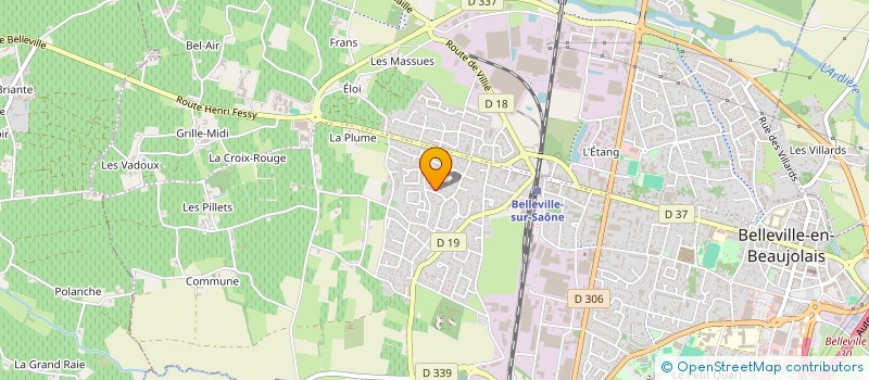 localisation de l'entreprise SERVIAM à BELLEVILLE-EN-BEAUJOLAIS