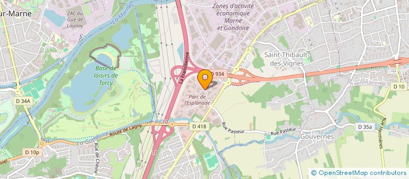 localisation de l'entreprise SERVIANETT  SAINT-THIBAULT-DES-VIGNES