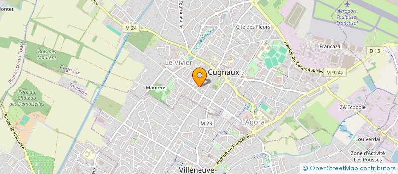 localisation de l'entreprise SERVIATYS à VILLENEUVE-TOLOSANE
