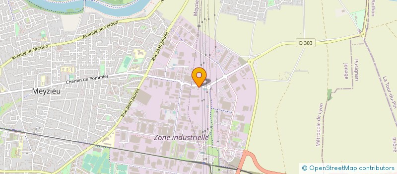 localisation de l'entreprise SERVIBAT  JONAGE