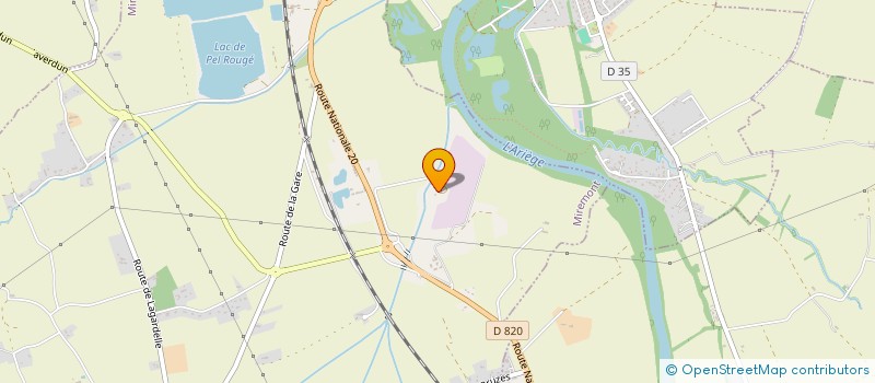 localisation de l'entreprise SERVIBAT  MIREMONT