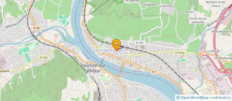 localisation de l'entreprise SERVIBATISSIMO à TAIN-L'HERMITAGE