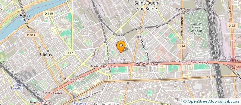 localisation de l'entreprise SERVIBIKE à SAINT-OUEN-SUR-SEINE