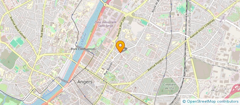 localisation de l'entreprise SERVIC'ASSOC à ANGERS