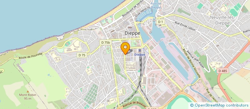 localisation de l'entreprise SERVICAUXENTREPRISES à DIEPPE