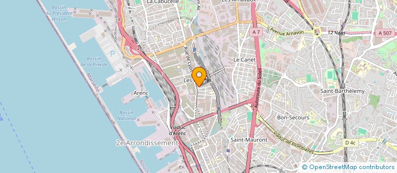 localisation de l'entreprise SERVICE 3000  MARSEILLE