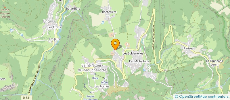 localisation de l'entreprise SERVICE 4  VILLARD-DE-LANS