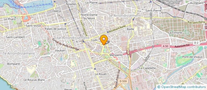 localisation de l'entreprise SERVICE à MARSEILLE